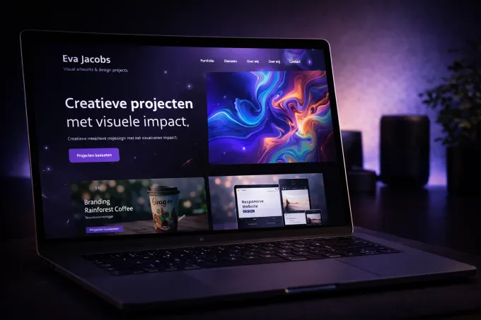 Portfolio website als projectvoorbeeld