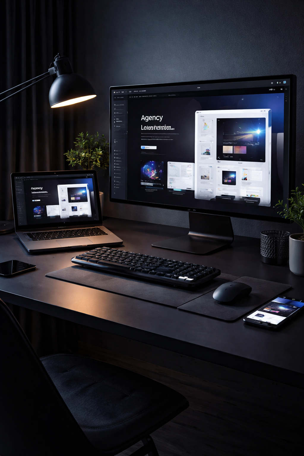 Moderne webdesign en development werkplek